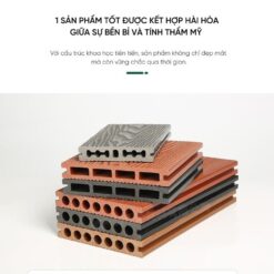 Sàn Nhựa Ngoài Trời GD14521 – Chống Trơn, Bền Màu 10 Năm 10 Ben Bi Va Tham My