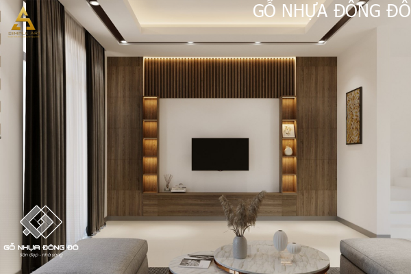 Ốp Lam Sóng Màu Trắng Hiện Đại, Tạo Điểm Nhấn Tinh Tế Và Thanh Lịch Cho Không Gian.