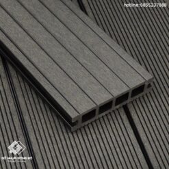 Sàn Gỗ Nhựa Ngoài Trời GD4V14521 DarkGrey - Sàn Nhựa Ngoài Trời Giá Rẻ 16 Sàn Nhựa Ngoài Trời Nâu Cafe