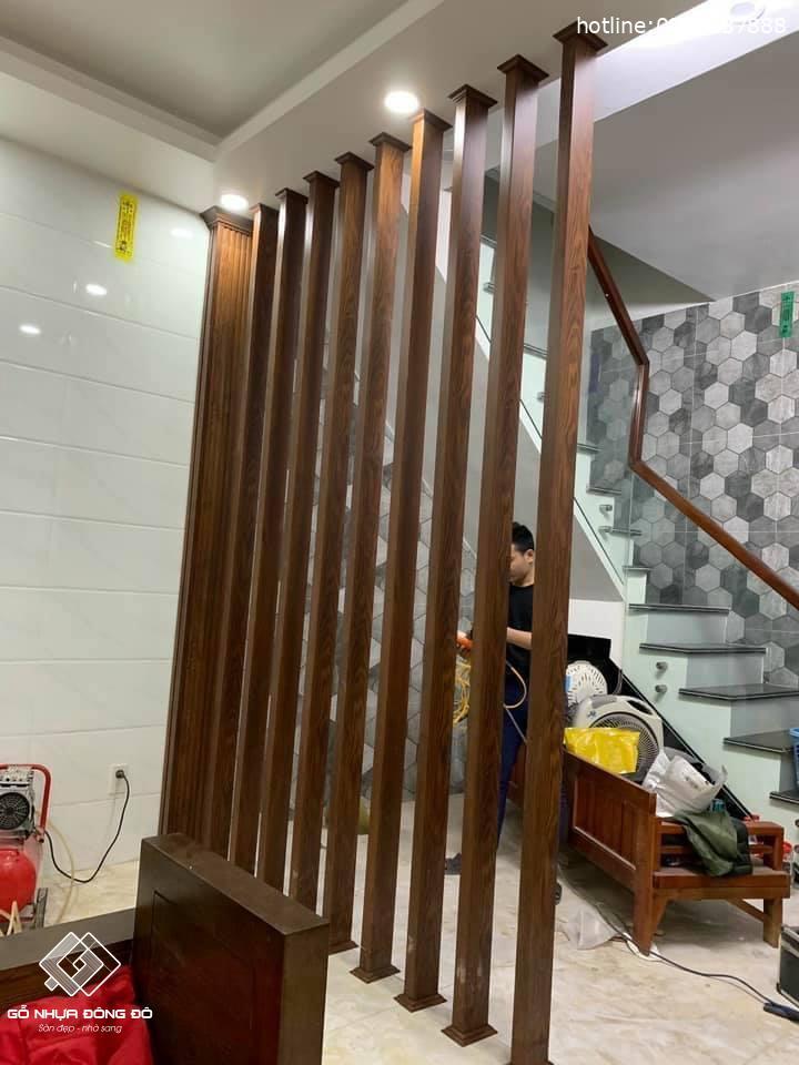 Lam nhựa giả gỗ HG10050 - Lam Nhựa Giả Gỗ, Lam chắn nắng, giàn hoa, cổng, lan can, hàng rào, lam trần, lam tường 10 Lam Nhựa Giả Gỗ Hg10050 Vật Liệu Trang Trí Đa Năng