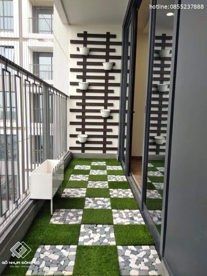 Vỉ Gỗ Nhựa Ngoài Trời GDV03 Coffee - Vỉ Nhựa Lót Sàn Ngoài Trời Bền, Đẹp 14 Vỉ Nhựa Lót Sàn Ngoài Trời Gdv03 Coffee Vân Đá