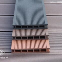 Gỗ Nhựa Ngoài Trời GD15010 Coffee - thi công sàn gỗ nhựa ngoài trời 15 Sàn Nhựa Ngoài Trời 3 Màu