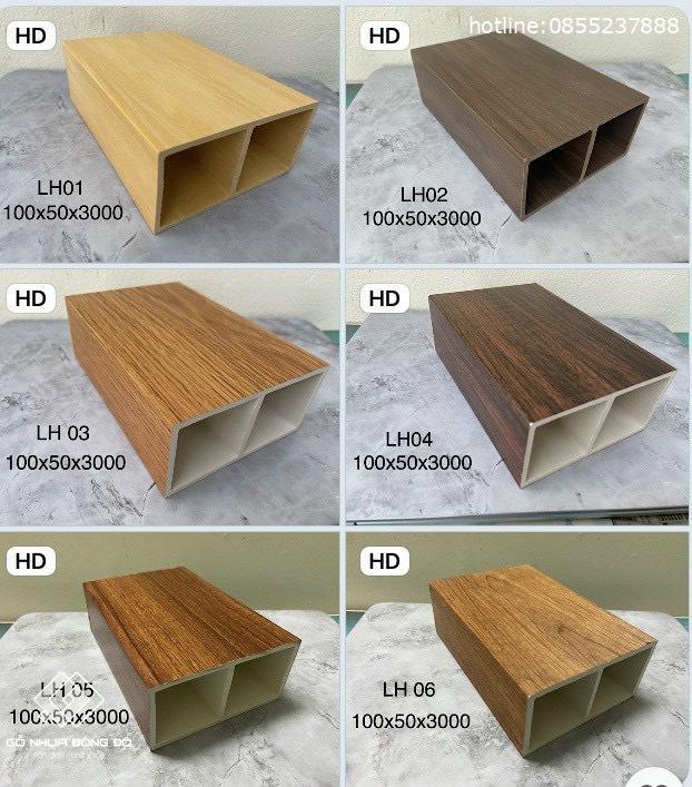 Lam hộp gỗ nhựa LH06-10050 - trang trí vách tivi giá rẻ - Gỗ nhựa ...