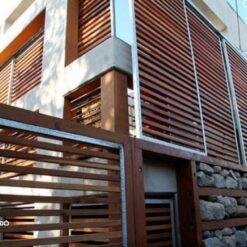 Lam Gỗ Nhựa Ngoài Trời HG5025 Red Teak - Lam Gỗ Chắn Nắng 12 Lam Go Nhua Che Nang 13