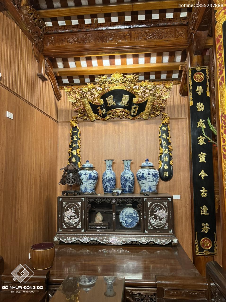 Giá Tấm Ốp Tường PVC Nano GP08 Rẻ Nhất | Mẫu Mới 2025 10 Không Gian Phòng Khách Sang Trọng Ốp Tấm Tường Pvc Nano Gp08