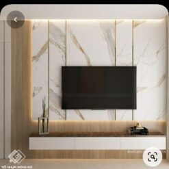 Tấm Nhựa Ốp Tường Giả Đá Giá Rẻ, Bền Đẹp | Gỗ Nhựa Đông Đô 45 Tam Op Tuong Van Da 17