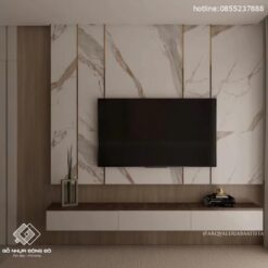 Tấm Nhựa Ốp Tường Giả Đá Giá Rẻ, Bền Đẹp | Gỗ Nhựa Đông Đô 46 Tam Op Tuong Van Da 18