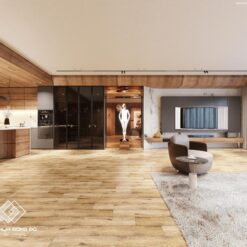 Sàn Nhựa Giả Gỗ – Sàn Nhựa Hèm Khóa H415