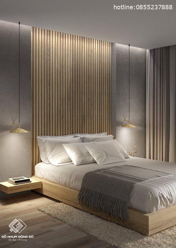 Tấm ốp tường lam sóng LS19514-A11 - Tấm ốp tường | Tấm ốp trần 12 Mẫu Tấm Ốp Tường Lam Sóng Phòng Ngủ Thư Giãn