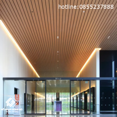 Gỗ nhựa ốp tường ngoại thất thanh lam gỗ Gỗ Nhựa Ốp Tường Ngoại Thất Thanh Lam Gỗ