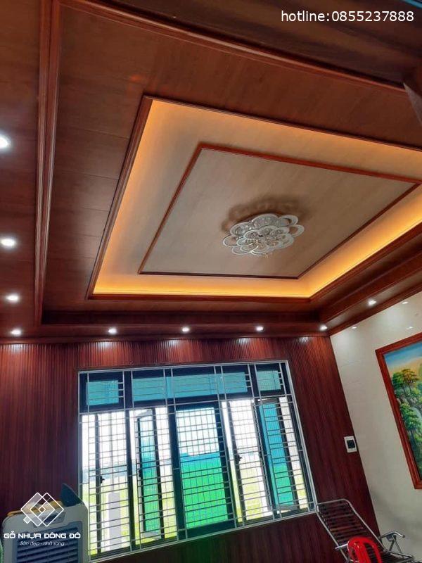 Mẫu Trần Nhựa Giật Cấp Đẹp M95 Mẫu Trần Nhựa Giật Cấp Đẹp M95