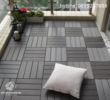 vỉ gỗ nhựa lát sàn ban công Vỉ Gỗ Nhựa Lát Sàn Ban Công