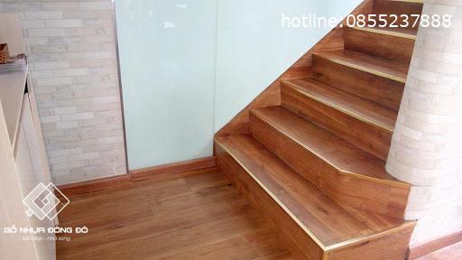 Bật mí 7 mẫu cầu thang giả gỗ xu hướng hiện nay 7 Cầu Thang Giả Gỗ Bo Vát Chân Bậc An Toàn