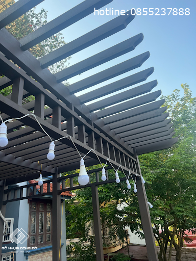 Giàn Hoa Pergola Nhựa Giả Gỗ