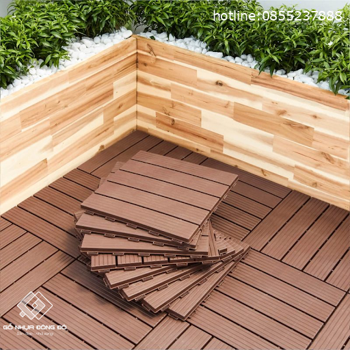 Vỉ gỗ nhựa composite WPC Đông Đô chất lượng cao