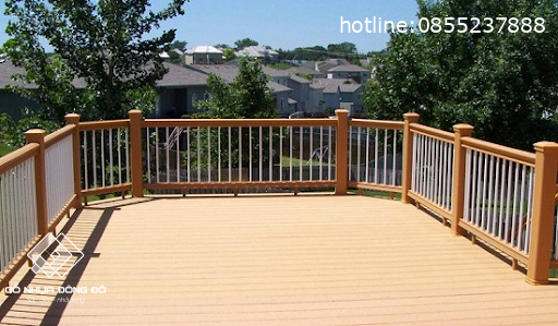 Lan Can Nhựa Giả Gỗ Đẹp Hiện Đại