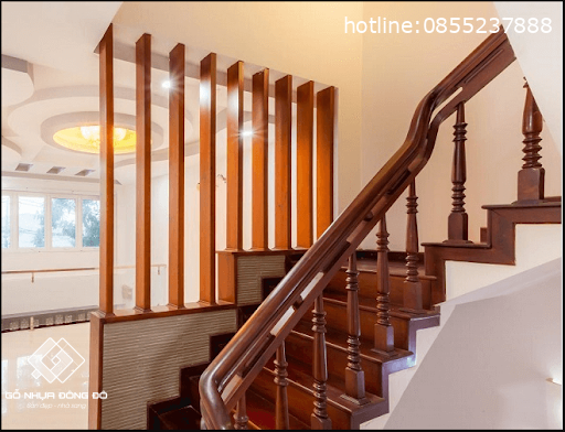 Mẫu cầu thang nhựa composite đẹp mắt