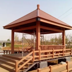 chòi nghỉ gỗ nhựa