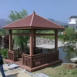 Chòi nghỉ gỗ nhựa - chòi gỗ nhựa ngoài trời 11 63 954019J25107