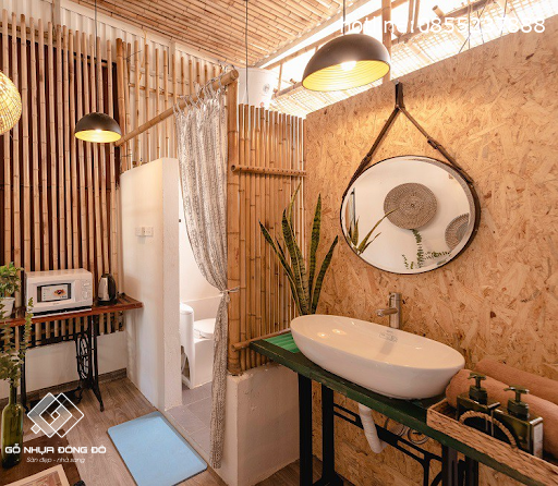 Lột xác căn hộ chung cư cũ với chi phí chưa đến 100 triệu đồng 6 Nhà Tắm Lột Xác Tiết Kiệm Chi Phí