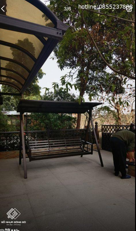 Xích đu ngoài trời ghế nằm có mái che mã GXD01 14 2023 04 14 12 58 Img 3486