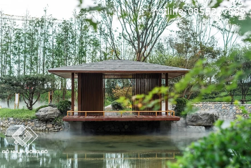 Chòi Nghỉ Sân Vườn Đông Đô Giữa Hồ