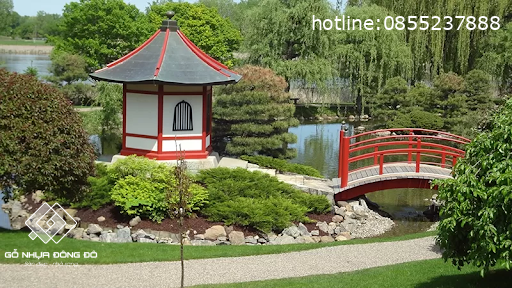 Chòi Nghỉ Sân Vườn Đông Đô Phong Cách Nhật Bản