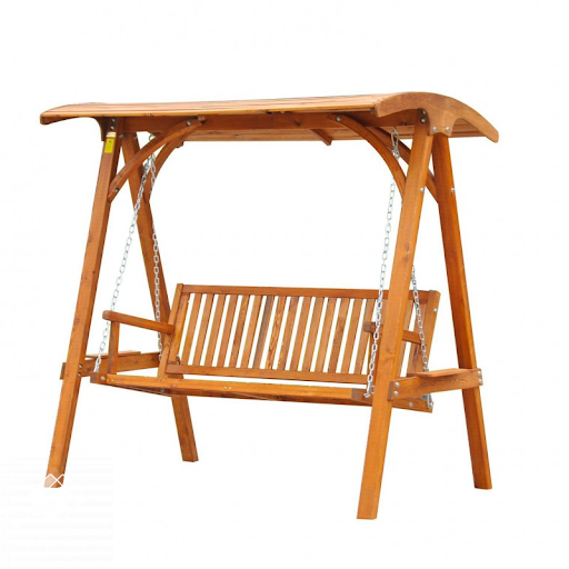Xích Đu Gỗ Ngoài Trời Thiết Kế Độc Đáo
