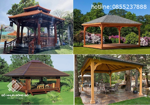 Chòi Nghỉ Sân Vườn Đông Đô Phong Cách Cổ Điển