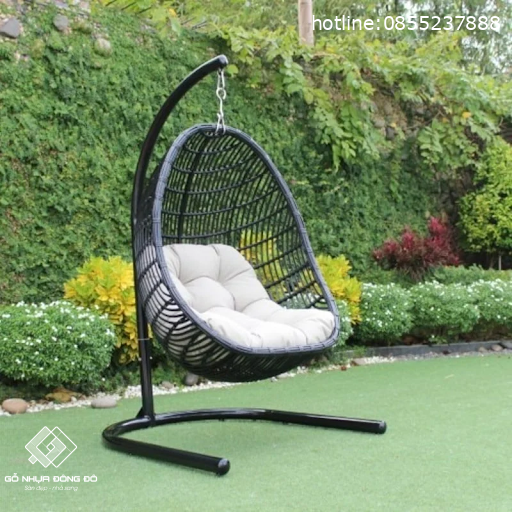 Xích Đu Hình Quả Trứng Ngoài Trời Thiết Kế Độc Đáo