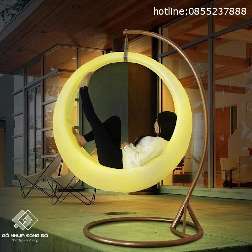 Xích Đu Đèn Led Ngoài Trời Thiết Kế Độc Đáo