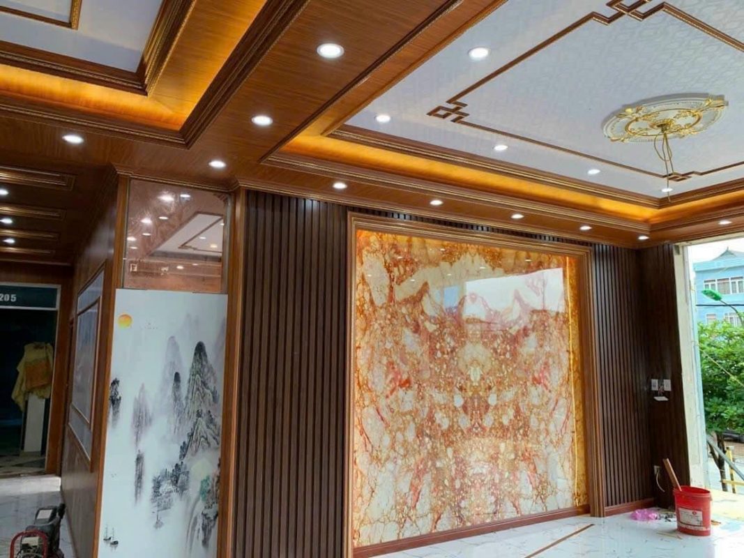 Mẫu Trần Nhựa Giật Cấp Đẹp M95 Mẫu Trần Nhựa Giật Cấp Đẹp M95