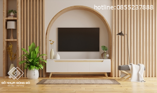 Kệ tivi phòng khách hình vòm đối xứng Kệ Tivi Phòng Khách Hình Vòm Đối Xứng