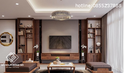 9+ mẫu kệ tivi kết hợp tủ rượu tạo điểm nhấn cho không gian sống 4 Kệ Tivi Kết Hợp Tủ Rượu Gỗ Công Nghiệp Hiện Đại