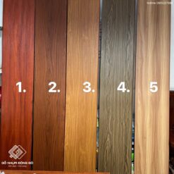 Bậc cầu thang gỗ nhựa SPC nội thất màu walnut 12 Img 3573